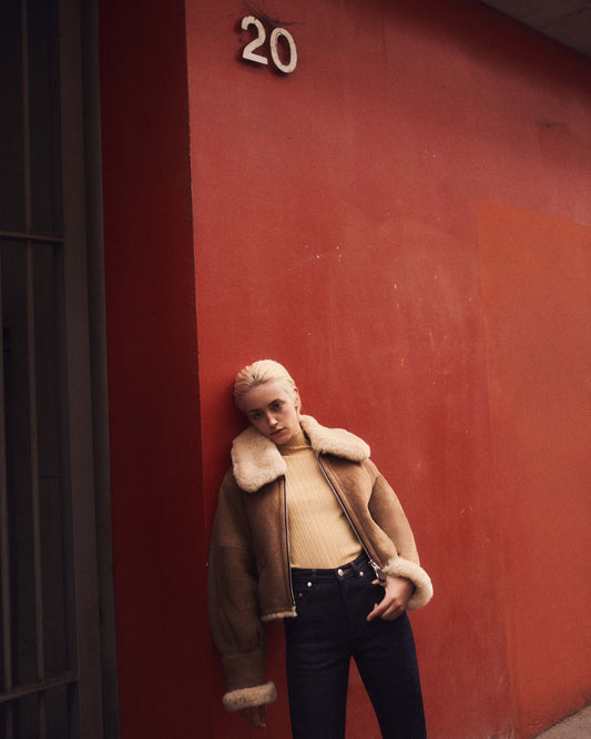 Opal Shearling Jacket