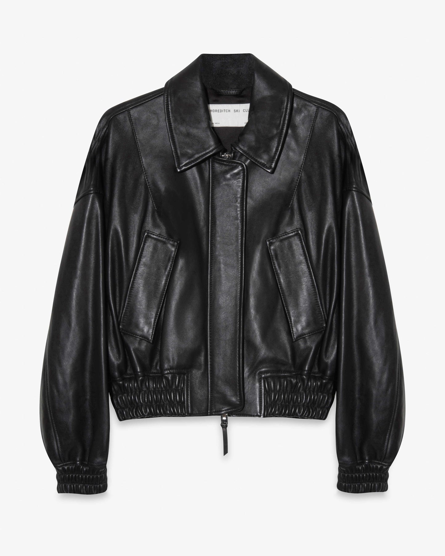 Elle Leather Bomber