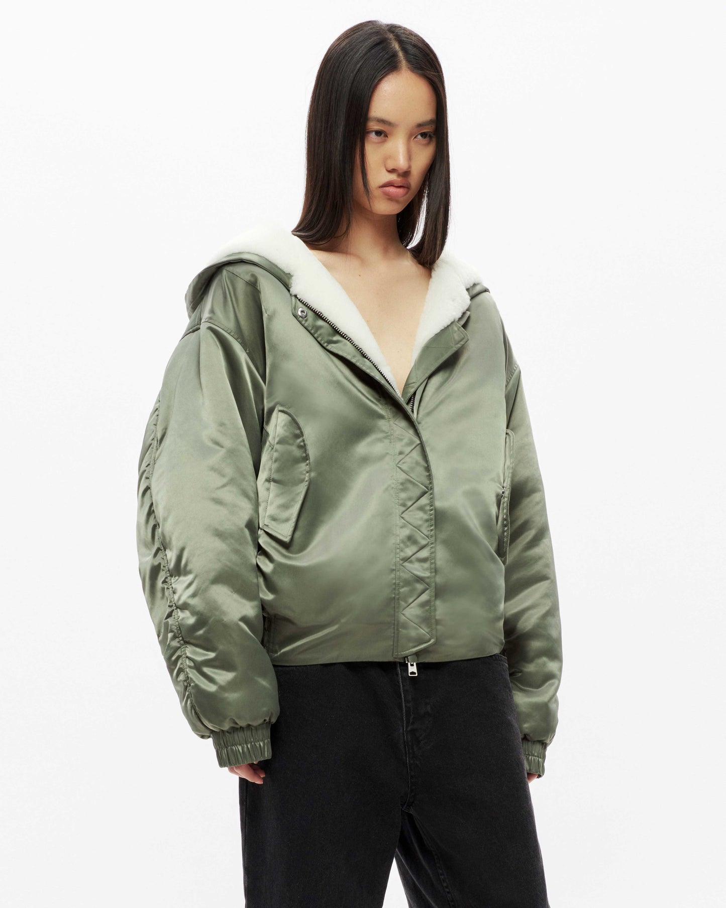 Nila Shearling Bomber