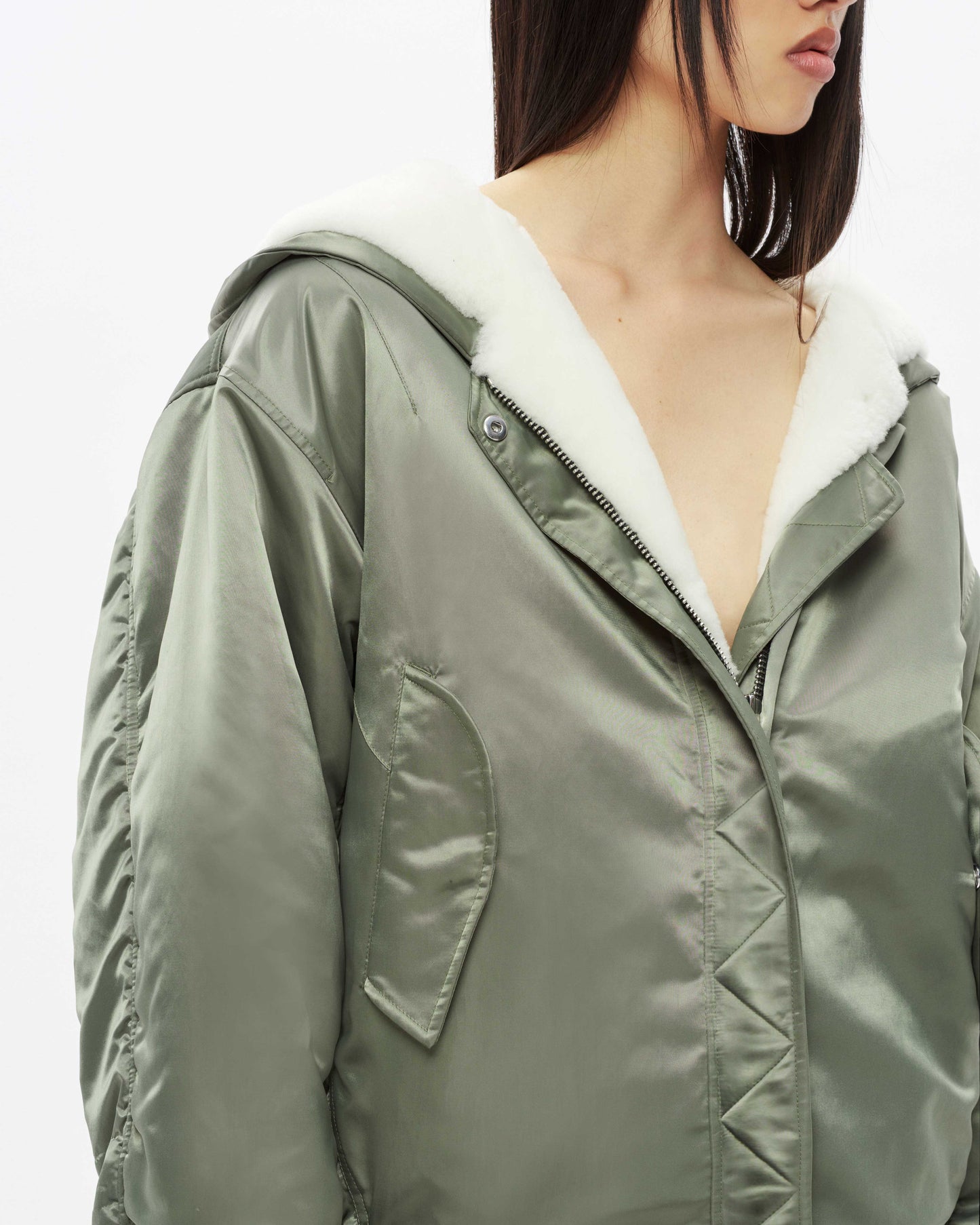 Nila Shearling Bomber
