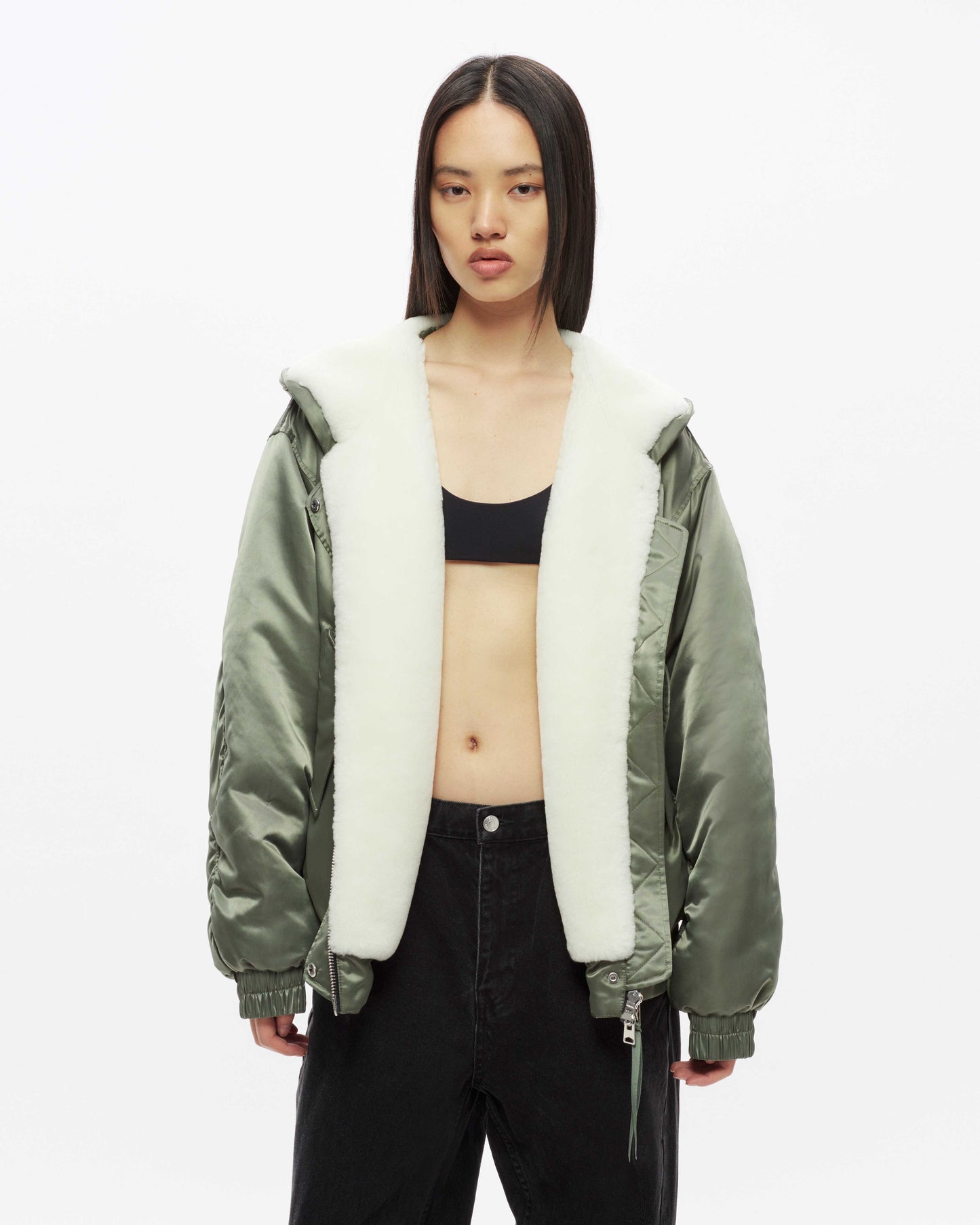 Nila Shearling Bomber
