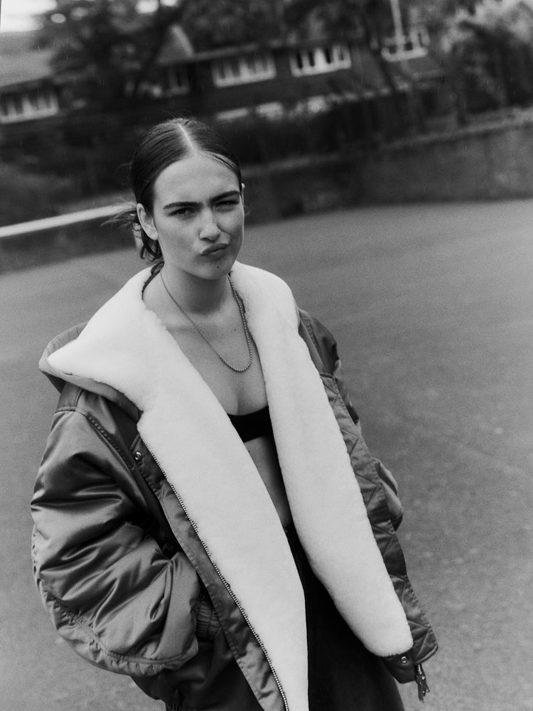 Nila Shearling Bomber