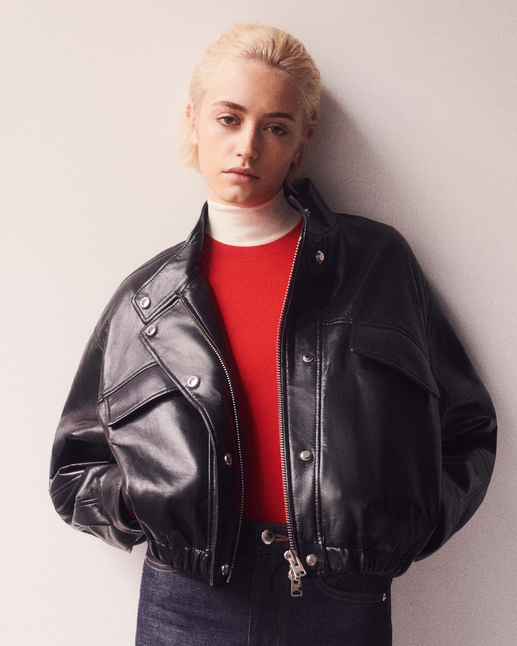 Elodie Recycled Leather Jacket