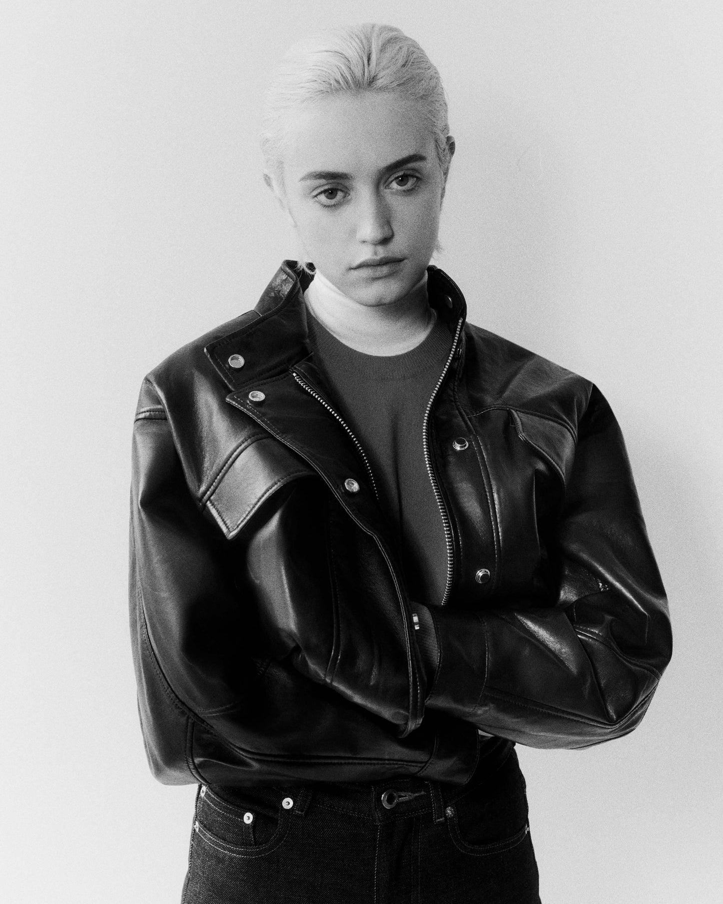 Elodie Recycled Leather Jacket