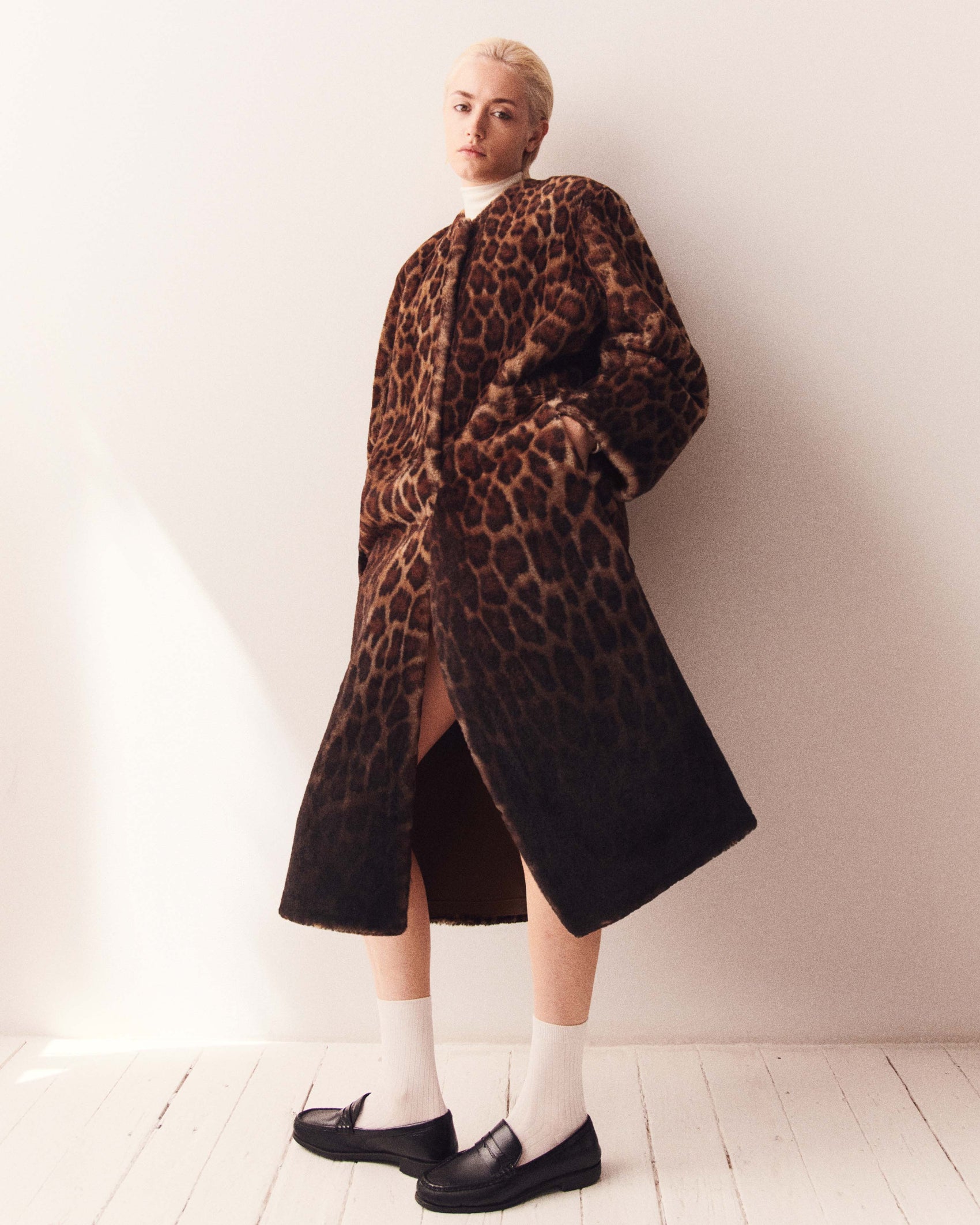 Iris Leo Shearling Coat