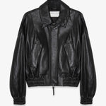 Elle Leather Bomber