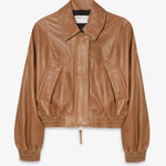 Elle Leather Bomber