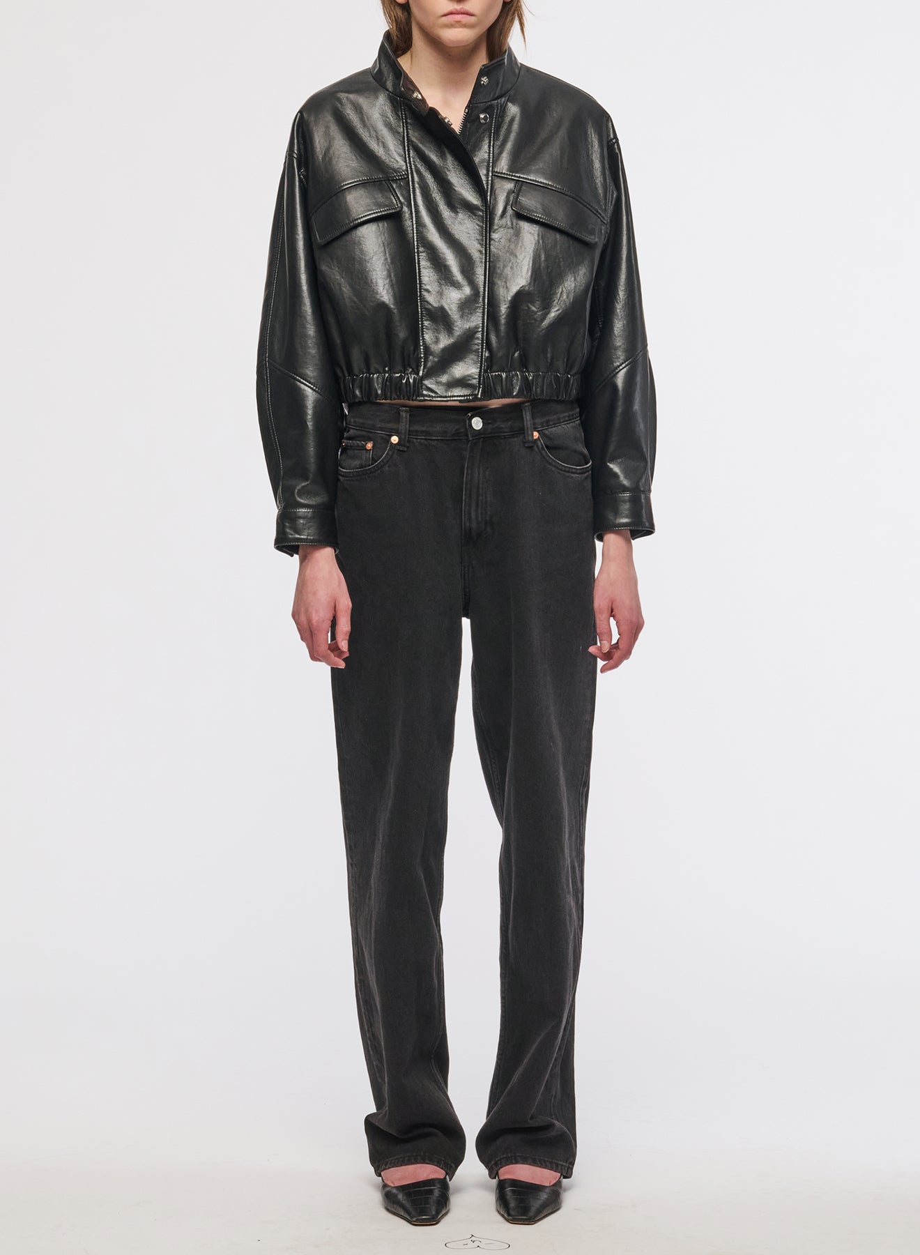 Elodie Recycled Leather Jacket