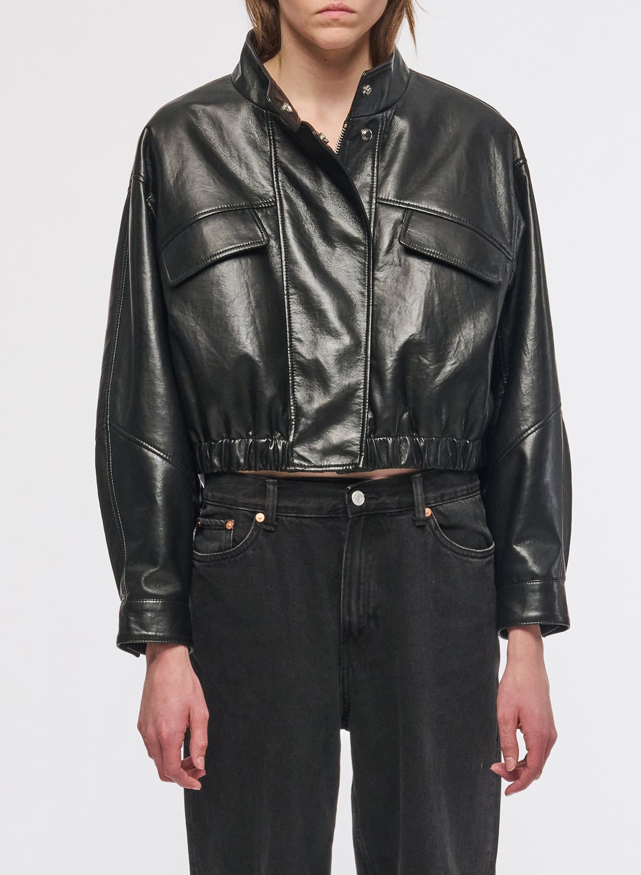 Elodie Recycled Leather Jacket