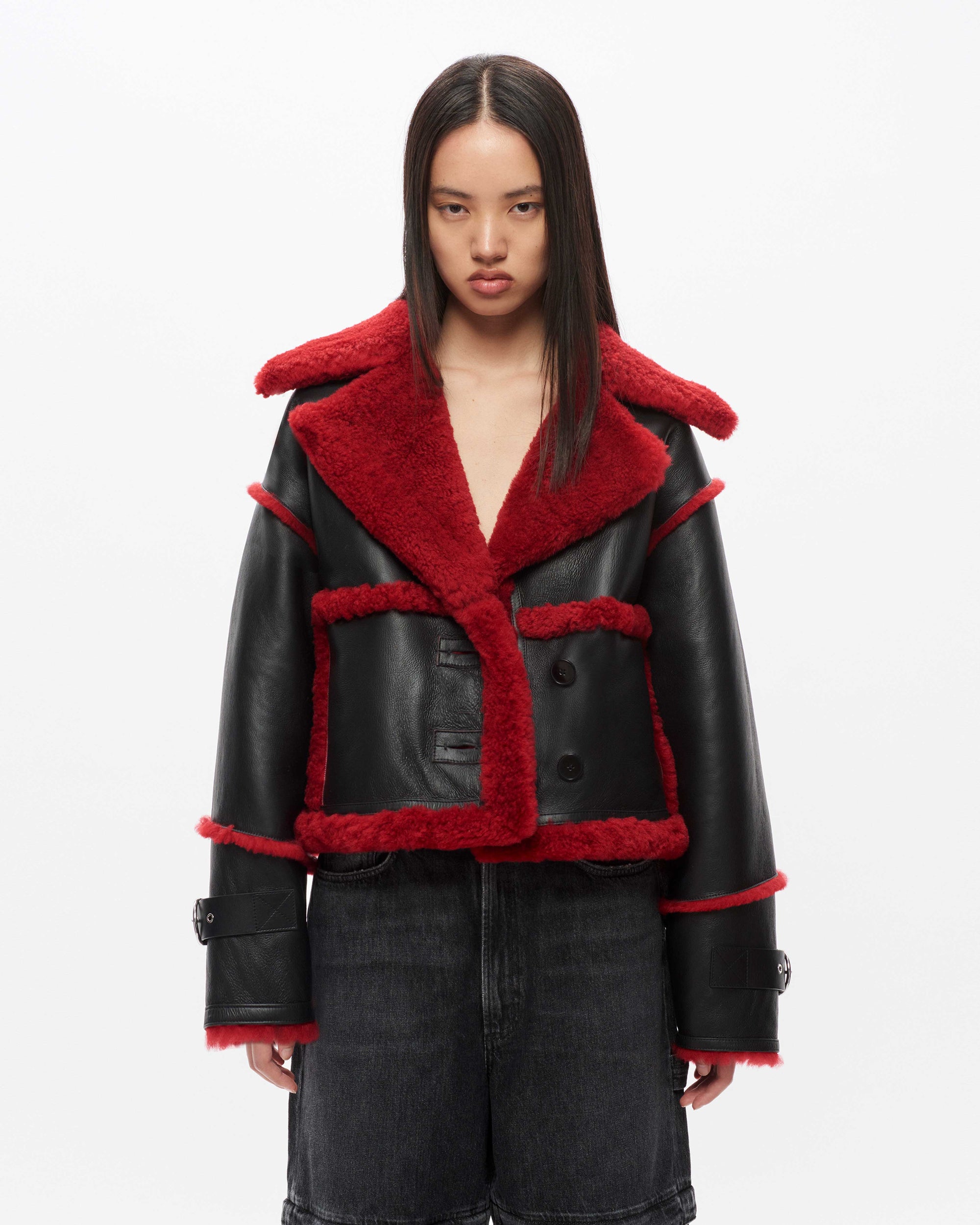 Reva Short Shearling Jacket