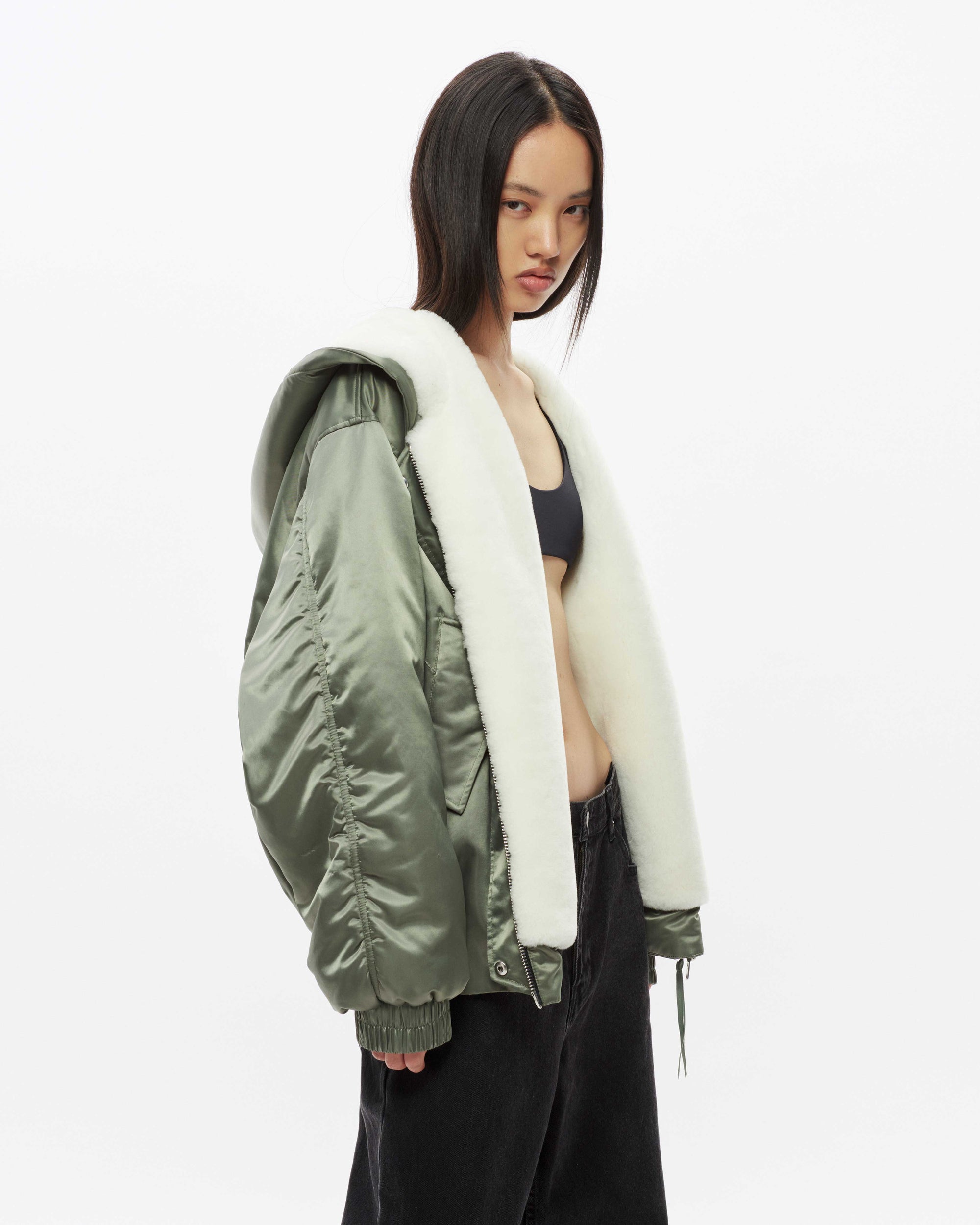 Nila Shearling Bomber